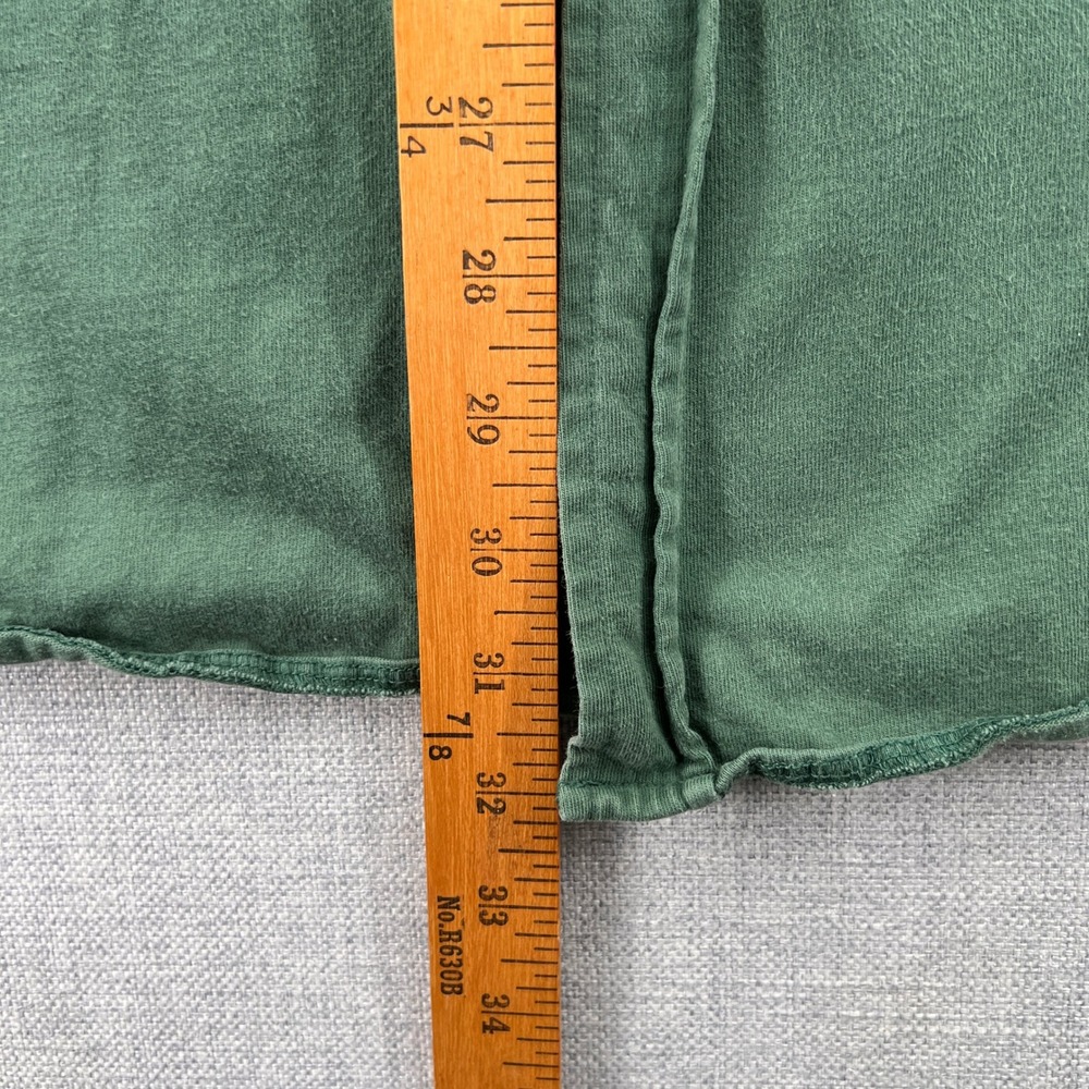 Y2K Ralph Lauren BIG Men XXL Green Long Sleeve Button Down Cotton Shirt Ivy Prep - Picture 7 of 9